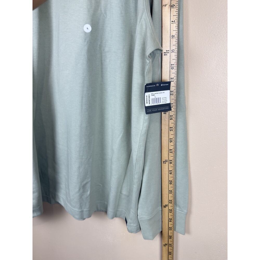 Eddie Bauer Men’s Long Sleeve T-Shirt Green Active Wear Crew Neck Size L NWT - Picture 9 of 11